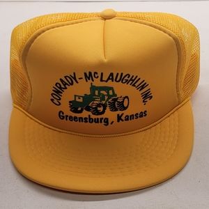 Vintage John Deere tractor dealer kansas Cap Snap back Mesh Foam Trucker